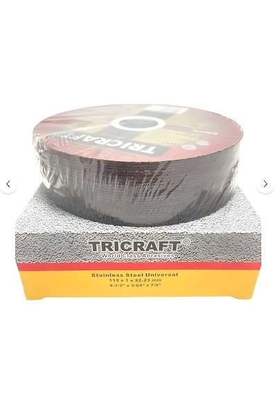 Trıcraft 4 Kutu 4x25 100 Adet Metal Kesici Taş 115x1.0x22 Mm