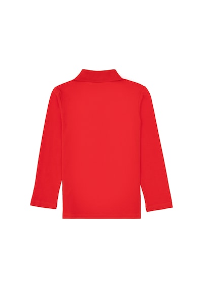 U.S. Polo Assn. Kız Çocuk Kırmızı Polo Yaka Basic Sweatshirt 50316836-VR030