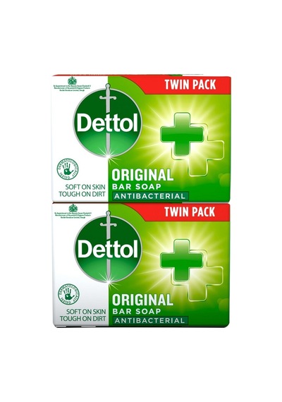 Dettol Antibacterial Bar Soap Original Sabun 2x100gr