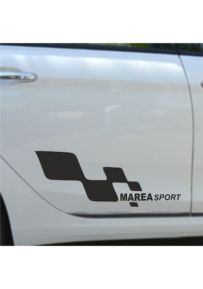 Fiat Marea Yan Sport Oto Sticker Sağ Sol 2 Adet (282384216)