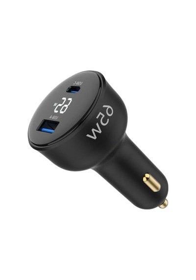 65w Hızlı Araç Şarj Aleti - Type-c Ve Usb-a Portları İle