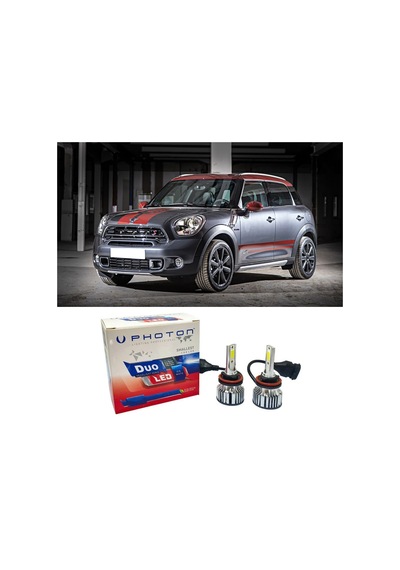 Mini Cooper Countryman R60 Led Xenon Sis Far Ampulü H8 Duo Yeni Seri Beyaz 2010-2016