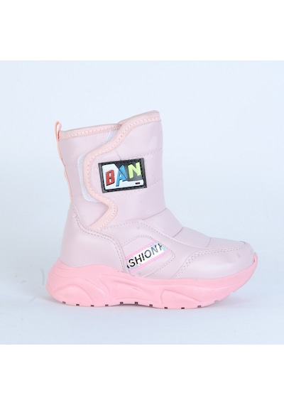 Moda Ayakkabı 9075 Pudra Kız Çocuk Bot Ayakkabı