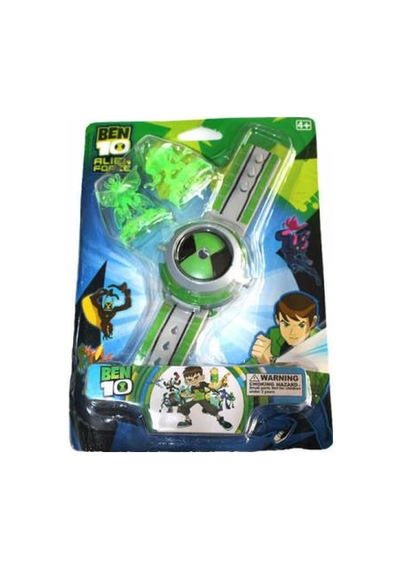 Ben 10 Saat - Pilli Projeksiyonlu Ben Ten Saat - 2 Figür - 1 Saa