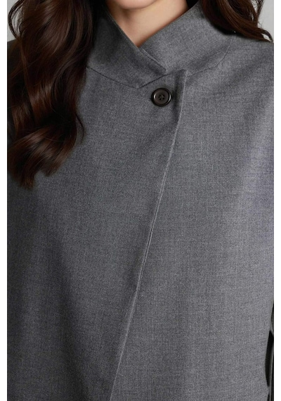 Defacto Regular Fıt Dik Yaka Blazer Ceket H2399ax26spar202 Antrasit-ar202