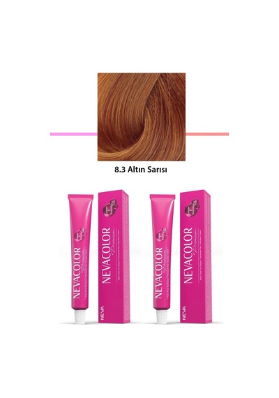 2 Li Set Premium 8.3 Altın Sarısı - Kalıcı Saç Boyası 2 X 50 G Tüp