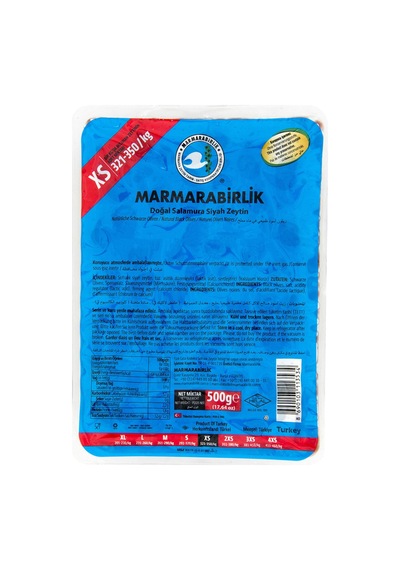 3 Adet Marmarabirlik Extra Zeytin 500 G 321-350 Ad/kg