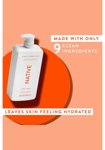 Native Narenciye & Bitkisel Misk Vücut Şampuanı 1064ml Narenciye