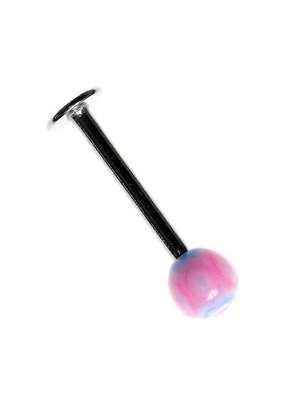 Tdgr00937 Labret Stud 316 L Bioplast Piercing K6 Çok Renkli