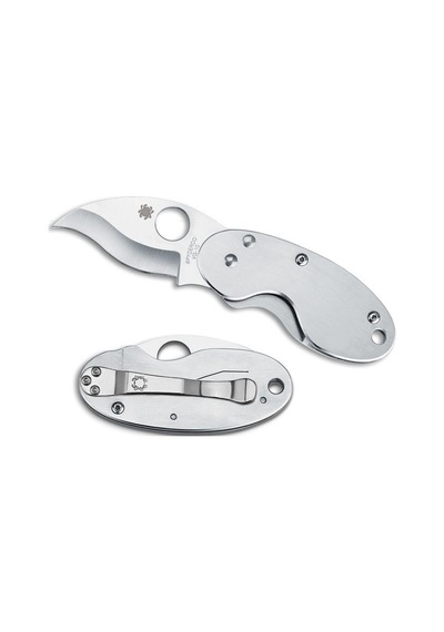 Spyderco Cricket Ss Spyderedge Kamp Çakı C29s Gümüş