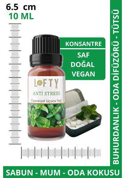 Lofty Stress Uçucu Yağ Buhurdanlık Esansı Oda Kokusu 10 ML