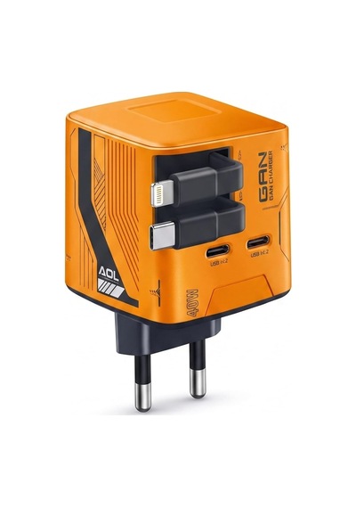 Tr Ac-122 40w Hızlı Şarj Adaptörü, 2x Usb-c Çıkışlı Çoklu Şarj Cihazı