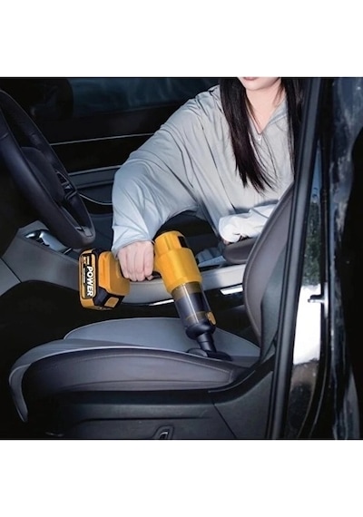 25.000mah Çift Bataryalı Auhma 20.000pa Ultra Çekim Güçlü Çantalı Araç Temizleme Süpürgesi 11147012