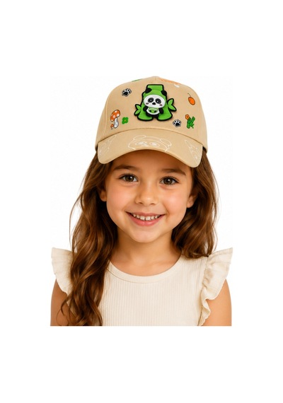 İrem Erkek Çocuk /kız Çocuk Hareketli Panda Modelli Ayarlanabilir Kayışlı 2-7 Yaş Bej Renk Şapka İrem Erkek Çocuk /kız Çocuk Hareketli Panda Modelli Ayarlanabilir Kayışlı 2-7 Yaş Bej Renk Şapka