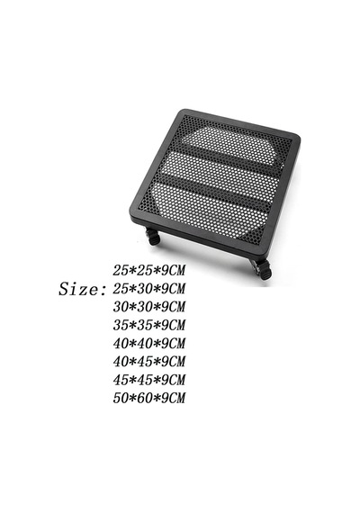 Saksılar İçin Dayanıklı Metal Kare Tutucu, Siyah Araba, Büyük Saksılar İçin İç/dış Mekan, Tepsi Ve Bardak Alt