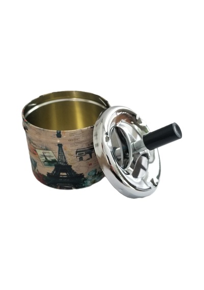 Akıllıelma- Acero Küllük Basmalı Metal Desenli K.38318 3181 9x7