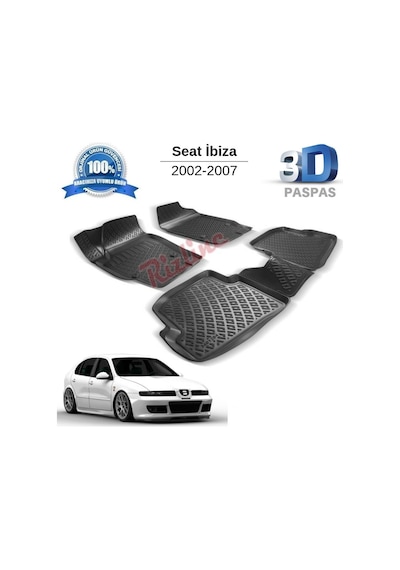 Seat Leon 3D Havuzlu Paspas 1999-2004