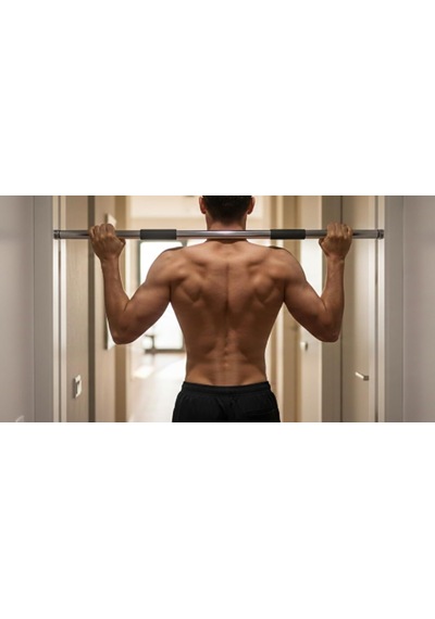 Ayrex Nk Spor Ayarlanabilir Krom Koridor Barı 80x130 Kapı Barı-fitness Barı-push Up-kol-omuz-sırt-biceps-pull-up- Ba