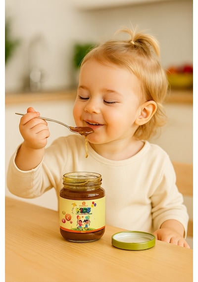 Kids Çocuk Macunu Arı Sütü Polen Propolis Pekmez Karışımı Vitaminli 240gr