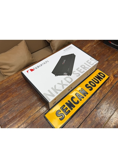 Nakamichi Nkxd350.4 4kanal Profesyonel Oto Amfi Uyumlu 4 Ohm 4x350w Rms Anfi Bas Kontrollü - Sencan Sound