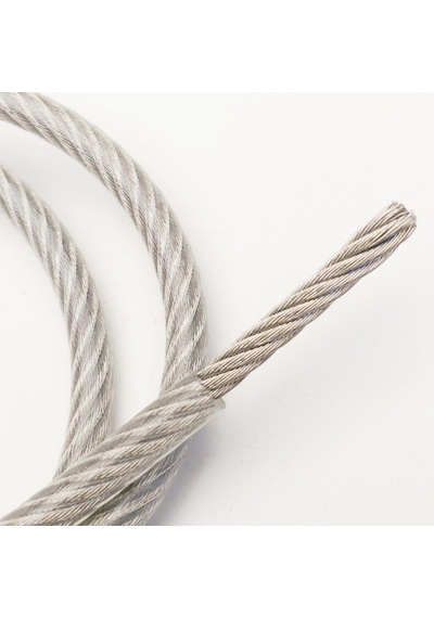 Adelinspor 5 Mm Pvc Kaplı Çelik Halat Izoleli,Iç 3 Mm 500 M