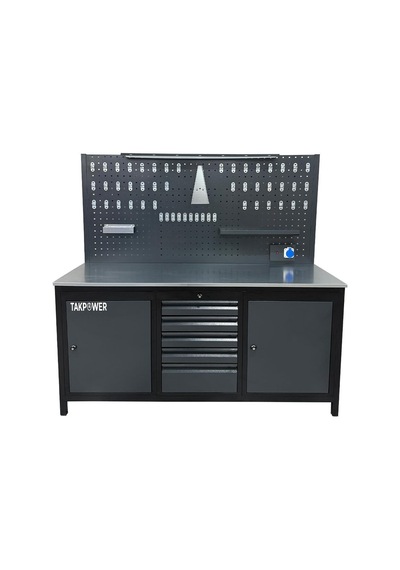 Takpower Ttr4411 2 Metre Takım Tezgahı 5 Çekmeceli 2 Dolaplı