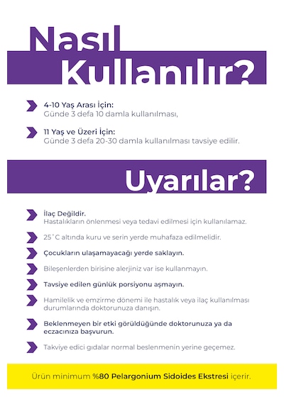 Orfarma Afrika Sardunyası Takviye Edici Gıda 50 ML