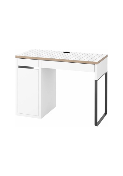 Çalışma Masası Mıcke Meridyendukkan Beyaz-antrasit Renk 105x50 Cm Ev-ofis Çalışma Ünitesi Çalışma Masası Mıcke Meridyendukkan Beyaz-antrasit Renk 105x50 Cm Ev-ofis Çalışma Ünitesi
