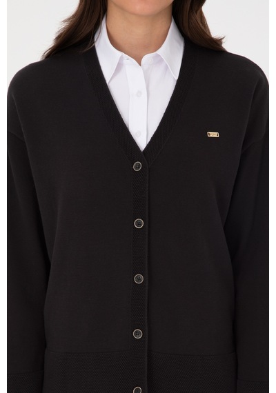 U.S. Polo Assn. U.s. Polo Assn. Kadın Siyah Hırka Triko 50317680-vr046