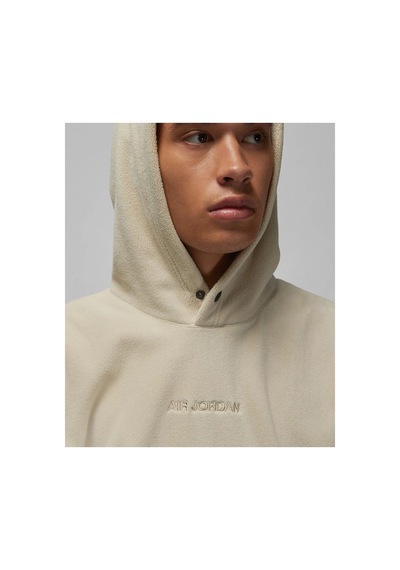 Nike Jordan Essential Winter Fleece Hoodie Erkek Sweatshirt Bej Bej