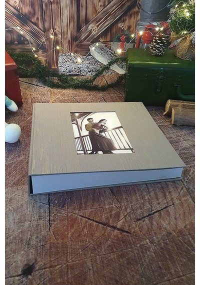 Aledo 10x15cm 600'lük Klasör Tipi Koton Desenli Fotoğraf Albümü