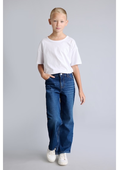 Defacto Flare Fit Geniş Paça Jean Pantolon Kız Çocuk I4938a826aunm28 Mavi-nm28