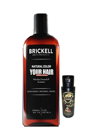 Brickell 237 Ml Erkeklere Özel Saçsakal Beyazlıkgiderici Şampuan + Caraboa Erkekler Için Büyütücükalınlaştırıcı Xxxlkrem