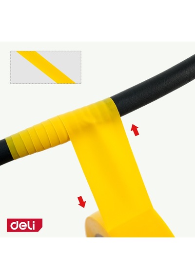 Delı Elektrik Yalıtım Bandı 0.13mm 18mm 10m Sarı İzolasyon Bandı