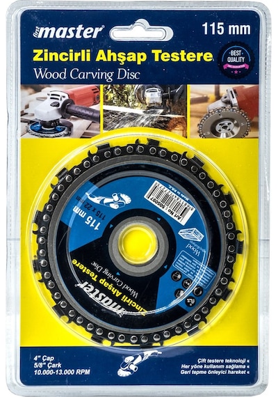 Master 505097 Wood Carving Disc Ahşap İşleme Diski 115 Mm 13 Diş