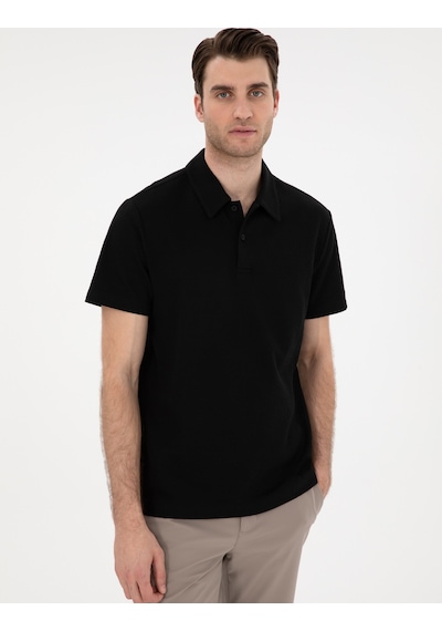Pierre Cardin Erkek Siyah Tişört 50307581-vr046 Siyah