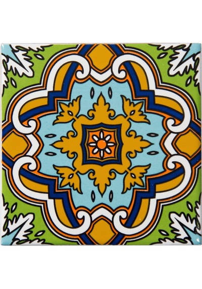 Can Seramik – 10x10 Cm. Cç-91 Kütahya Çini Karo 5'li 1 Paket