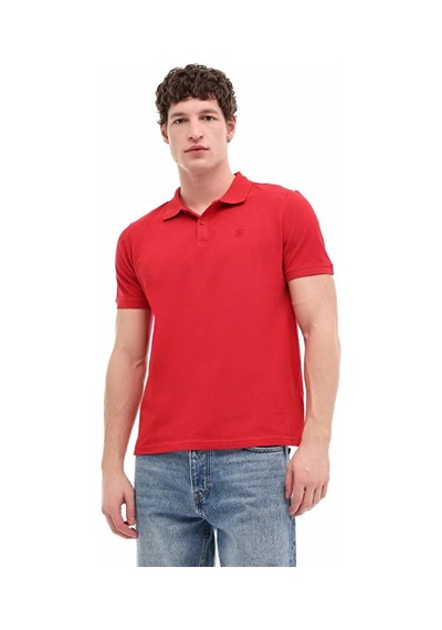 Lumberjack 6m Mb Ct953 T-sh 6fx Erkek Polo T-shirt 102064406 Kırmızı