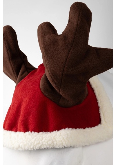 Horze Yılbaşı Rentiyer At Kulaklığı Noel Temalı Yumuşak At Şapkası