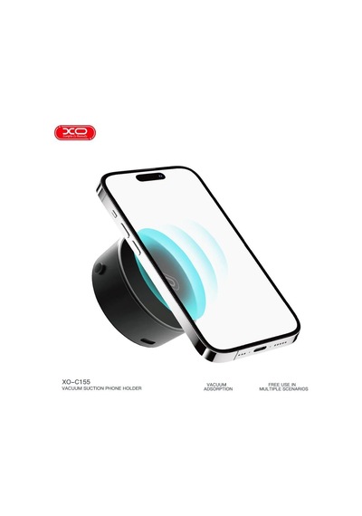 Delux Serisi Xo C155 Otomatik Vakumlu Manyetik Telefon Tutucu 4kg Araç Aksesuarı
