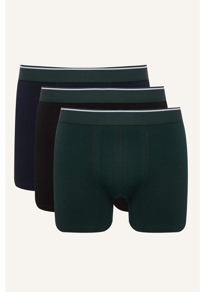 Defacto Regular Fıt 3lü Boxer H3644ax26spbk81 Siyah-bk81