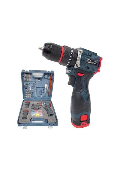 Prohummer Ph321 Kömürsüz Akülü Vidalama Matkap Seti 32 Parça, Armut Tipi Batarya, 16v 2ah, Çantalı