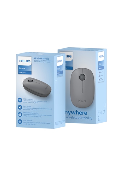 Philips SPK7378 Kablosuz 1600DPI 3 Tuşlu Optik Sessiz Mouse