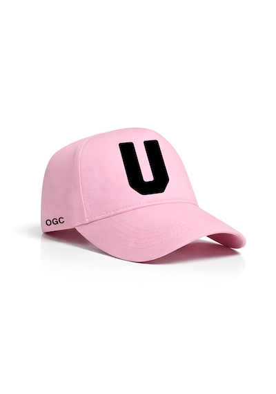 Ogc U Harfi Unisex Şapka Pembe
