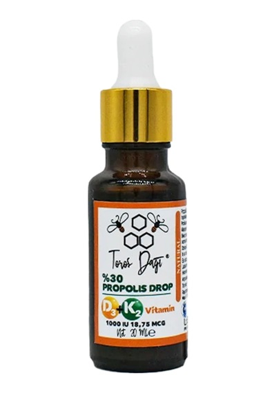 Toros Dağı Bal D3-k2 Vitaminli Damla Propolis 20ml