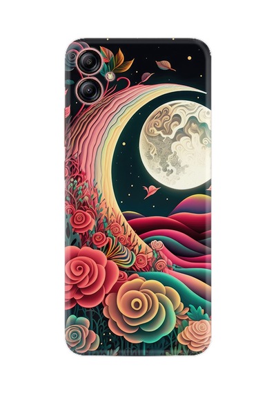Samsung Samsung Galaxy Uyumlu A04e Kılıf Boutique Baskılı Resimli Platonik Ay Pcode -073