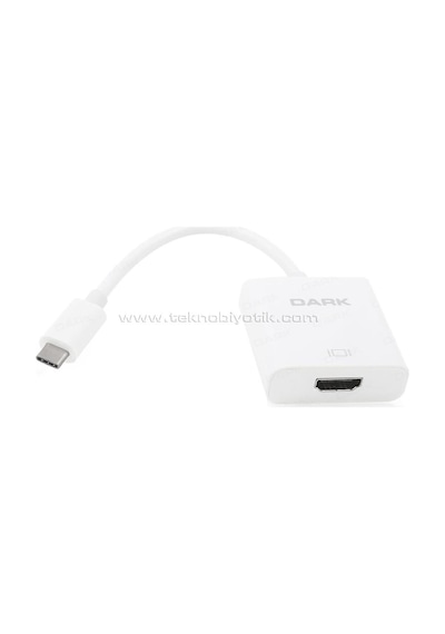 Dark Usb 3.1 Type-C' Den 4K (30Hz) Uhd Hdmi Adaptörü DK AC U31XHD
