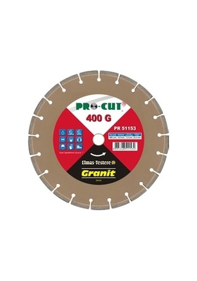 Procut Pr51154 400mm Granit Kesme Bıçağı