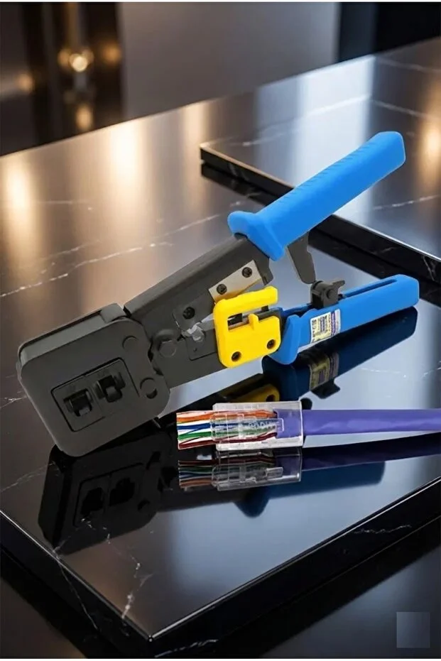 Yeni Nesil Rj45 Pense Rj12 R J45 Sıkma Makaslı Network Ağ Pense Ez Rj45 Crimper 8p 6p Network Aksesuar