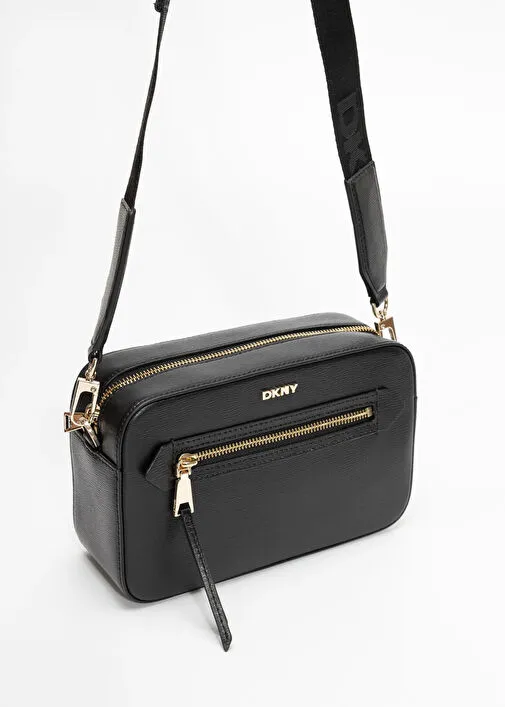 Dkny Siyah Kadın Deri Çapraz Çanta